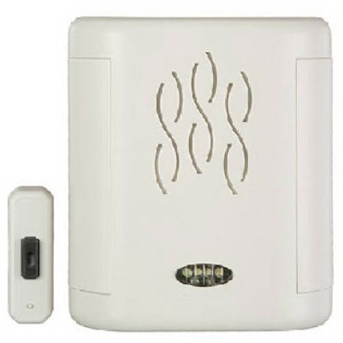 Thomas & Betts RC4120 Carlon Wireless Chime with LED Signal, 300' Distance, White