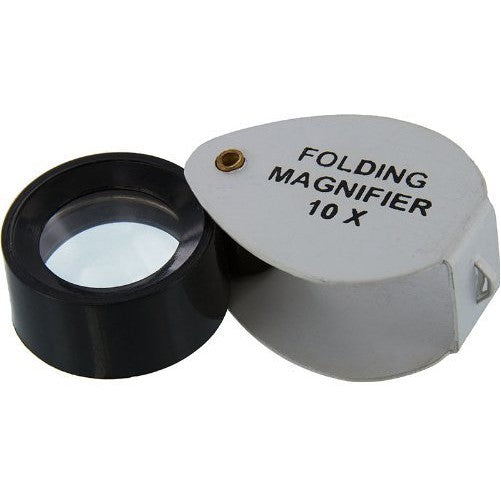 SE MI119 10x16 mm Chrome Doublet Jeweler's Loupe
