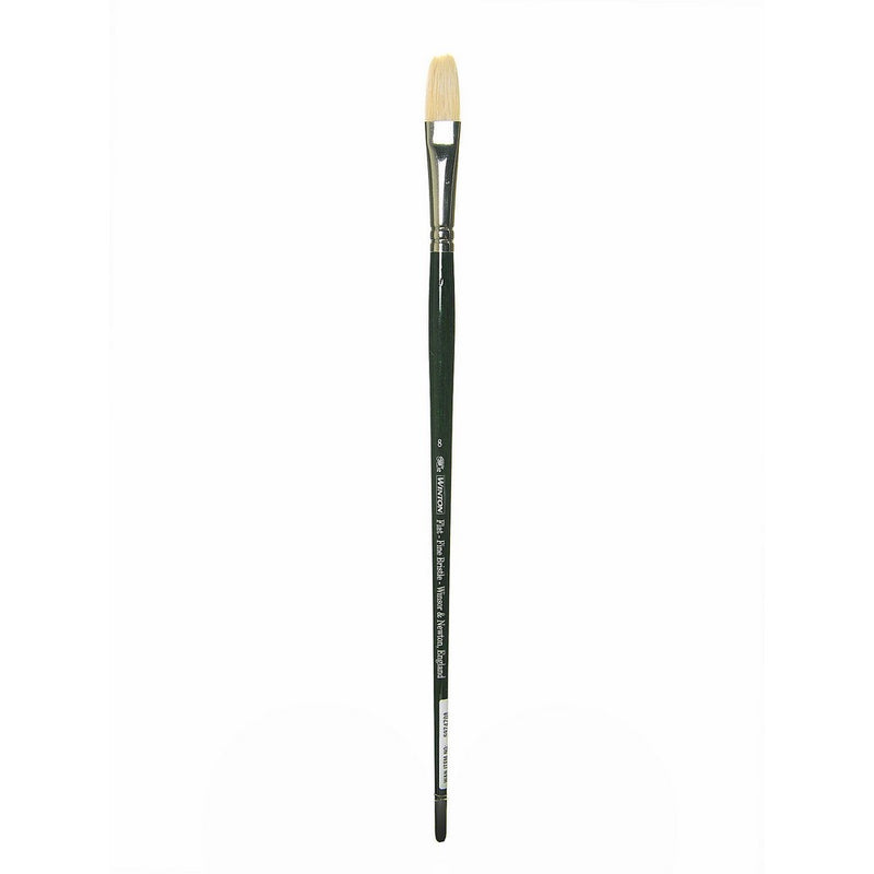 Winsor & Newton 5974708 Winton Hog Flat #8 Bristle Brush