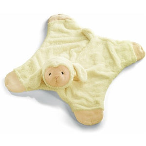 Baby GUND Lamb Comfy Cozy Stuffed Animal Plush Blanket, Cream, 24"