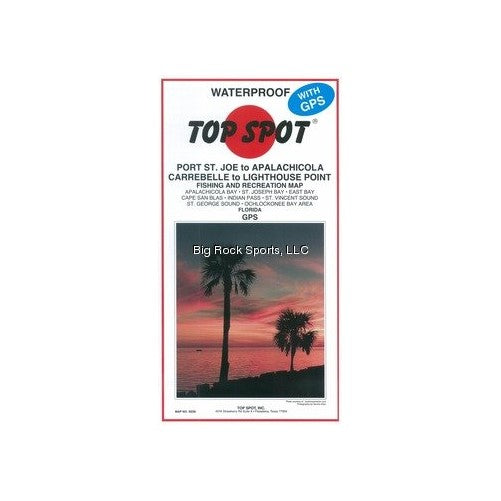 Top Spot Fishing Map from Port St Joe Alalch to Lthse Point