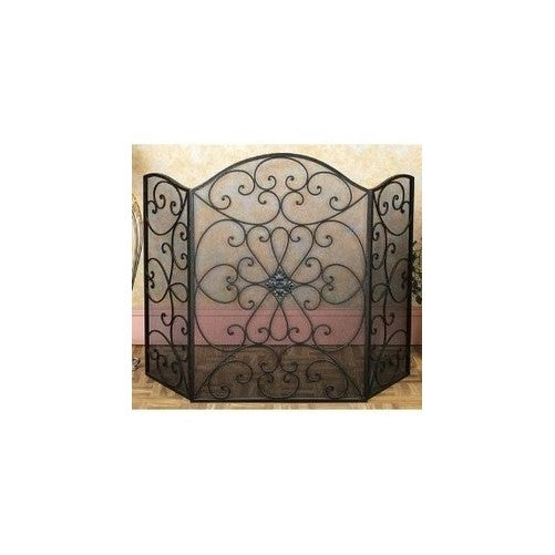 Deco 79 21626 Metal Fire Screen Ultimate in Fire Protection Category