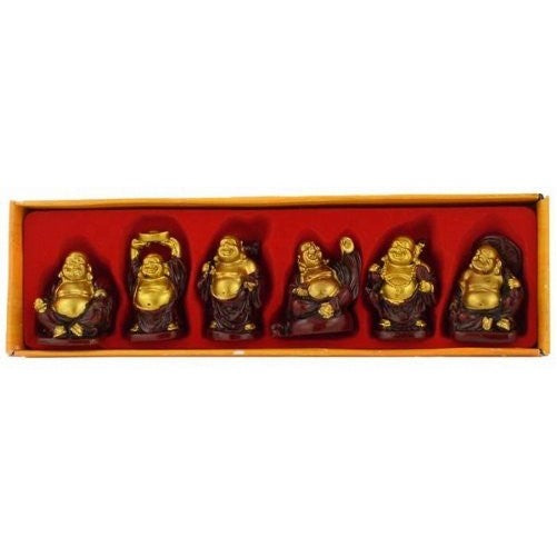 1 X Fabulous Hong Tze Collection-Set Of Six Buddha (Two Tones)