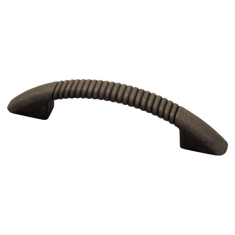 Liberty P84350-OB-C 96mm Ribbed Kitchen Cabinet Hardware Handle Bow Pull, Oil Rubbed Bronze