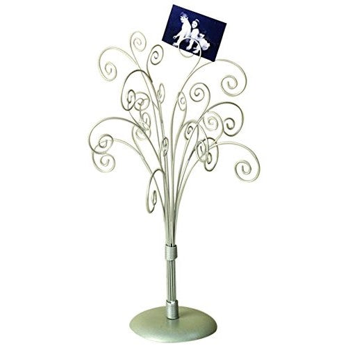 16" Silver Toned Photo Tree / Jewelry Holder