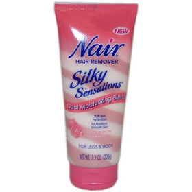 Nair Hair Remover Silky Sensations Pomegranate and Soy for Legs and Body, 7.9 Ounce