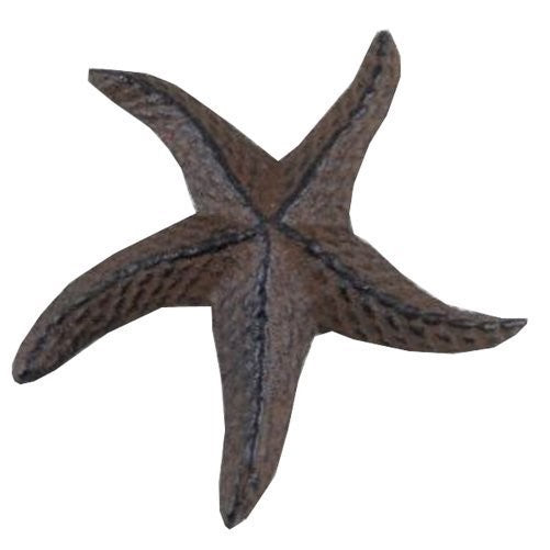 Cast Iron Starfish PaperweightNautical Decor by Moby Dick