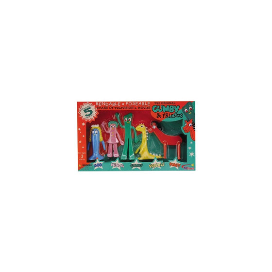 NJ Croce Gumby and Friends Action Figure Boxed Set