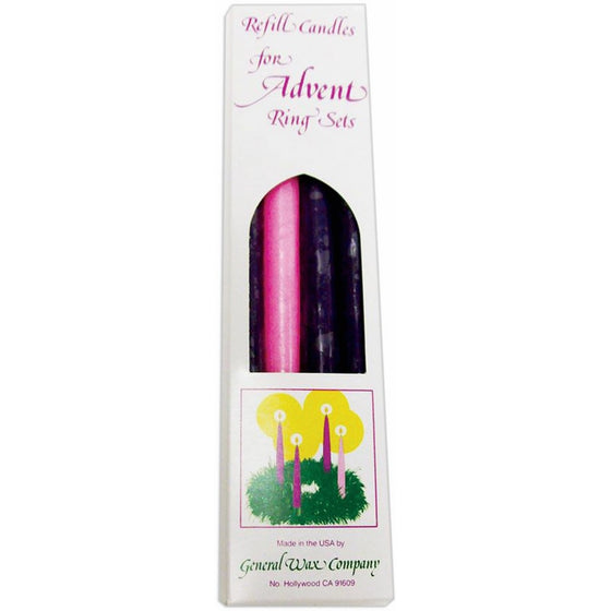 Advent Wreath Candle Refill Set