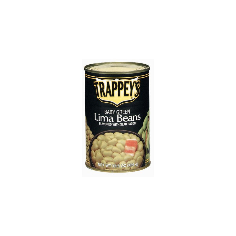 Trappey's Baby Green Lima Bean With Bacon, 15.5000-Ounce (Pack of 6)