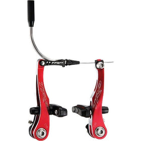 TRP CX9 Mini Front and Rear V-Brake Set, Red