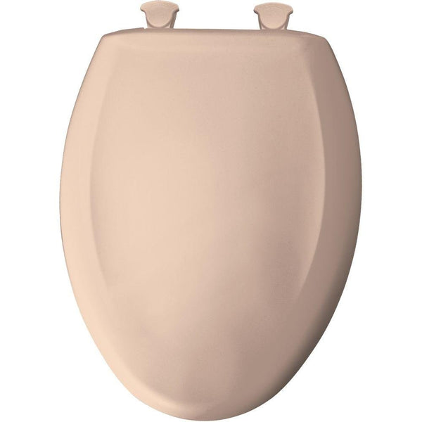 Bemia|#Bemis 1200SLOWT 643 Slow Close Sta-Tite Elongated Closed Front Toilet Seat In Desert Bloom,