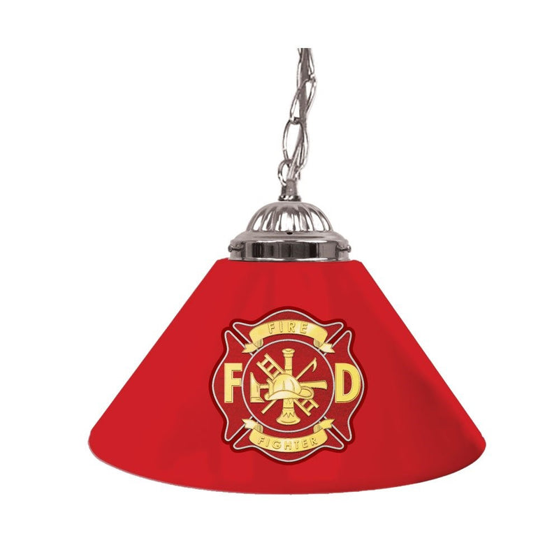 Fire Fighter Single Shade Gameroom Lamp, 14"