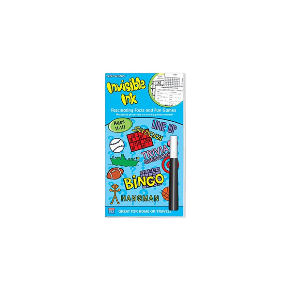 Yes & Know Ages 11 - 111 Invisible Ink Book & Pen Set