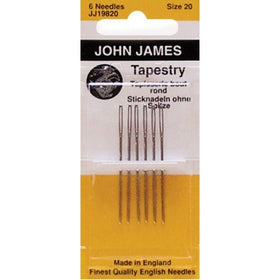 Colonial Needle Tapestry Hand Needles-Size 20 6/Pkg