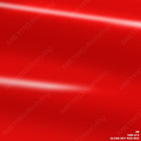 3M 1080 G13 GLOSS HOT ROD RED 5ft x 1ft (5 Sq/ft) Car Wrap Vinyl Film