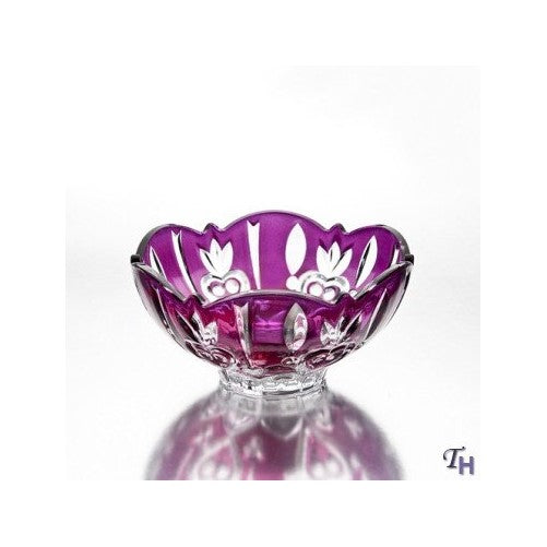 StudioSilversmiths 43992 Fine Purple Crystal Candy Dish