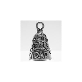 Guardian World's Greatest Biker Dad Motorcycle Biker Luck Gremlin Riding Bell or Key Ring