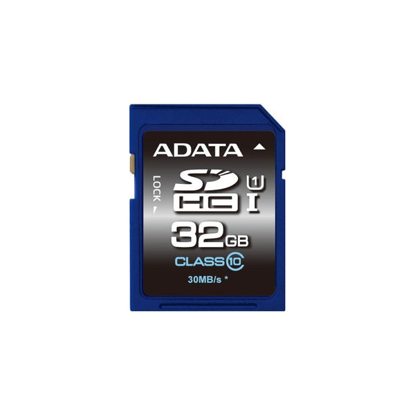 ADATA Premier 32GB SDHC UHS-I U1 Memory Card (ASDH32GUICL10-R)