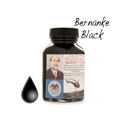 Noodler's Fountain Ink, 3 oz Bottle, Bernanke Black (19066)
