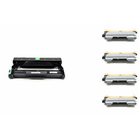 InkClub Compatible Brother TN450 Toner x4 DR420 Drum x1 For Brother HL-2240D, HL-2270DW Printers