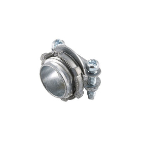 Hubbell-Raco 2711B5 Connector, Squeeze, NMSC Cable, 1/2-Inch, Zinc, 5-Pack