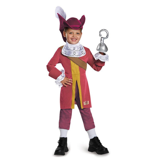 Disguise Captain Hook Deluxe Costume, Small (2T)