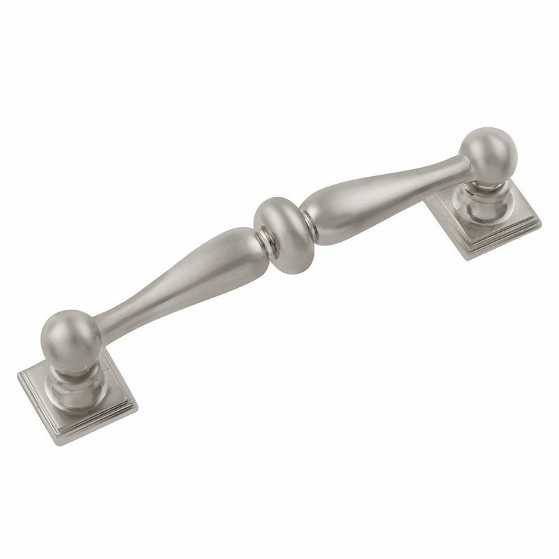 Hickory Hardware HH74637-SN Somerset Collection 96mm Center to Center Pull, Satin Nickel