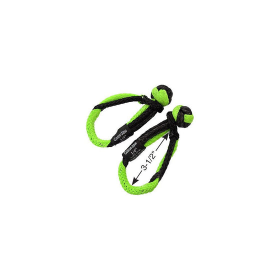 Bubba Rope Mini Gator Jaw 1/4 Soft Shackles (2)