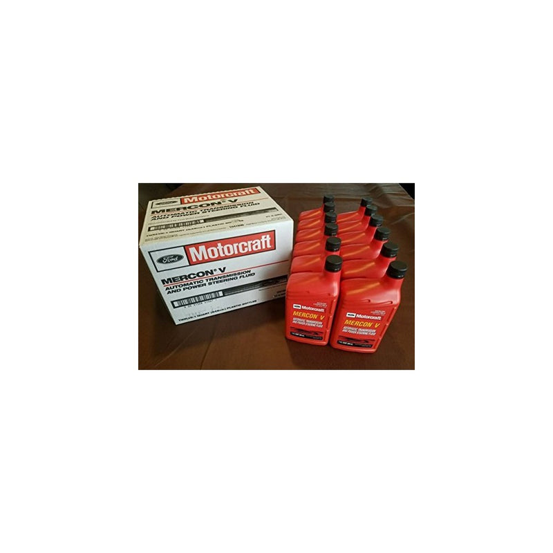 Motorcraft XT5QMC Mercon V Automatic Transmission Fluid - Case of 12 Quarts