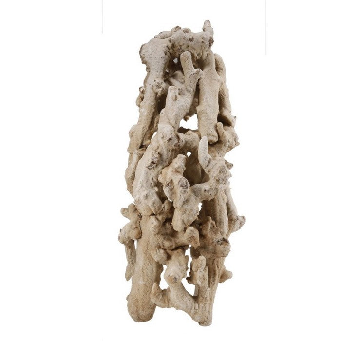 Reaching Tree Roots Accent in Natural Shape, Natural Brown