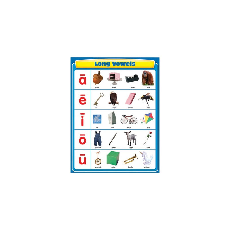 Carson Dellosa Long Vowels Chart (114064)