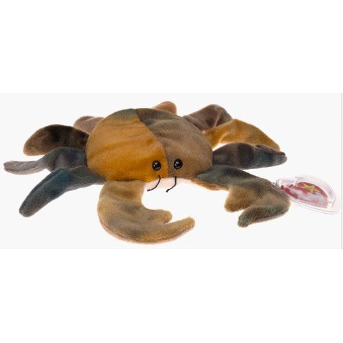 Ty Beanie Babies Claude the Crab Ty Dye w/error