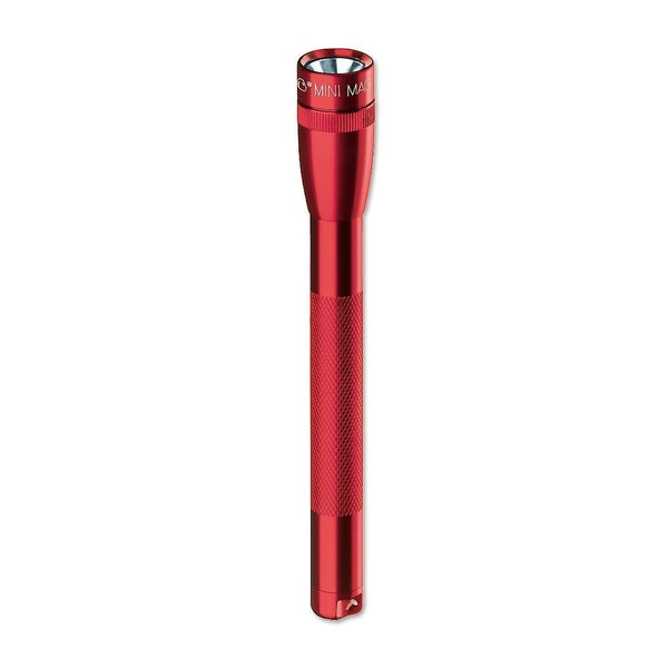 Maglite Mini Incandescent 2-Cell AAA Flashlight, Red
