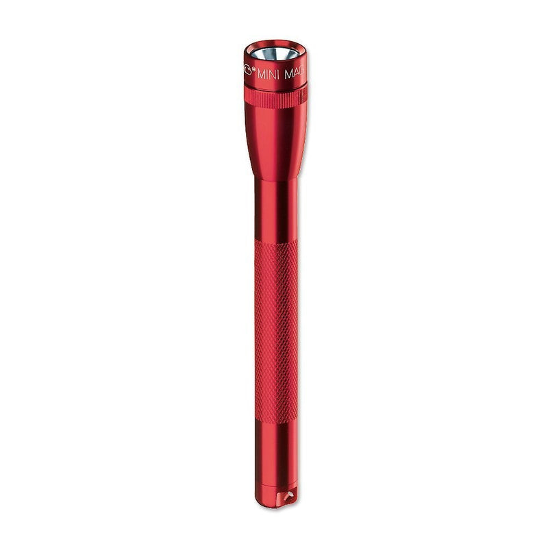 Maglite Mini Incandescent 2-Cell AAA Flashlight, Red