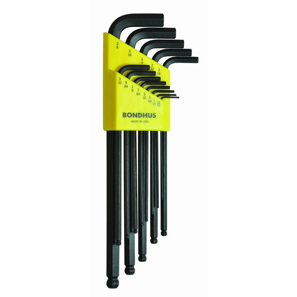 Bondhus 10937 Set of 13 Balldriver L-wrenches, sizes .050-3/8-Inch