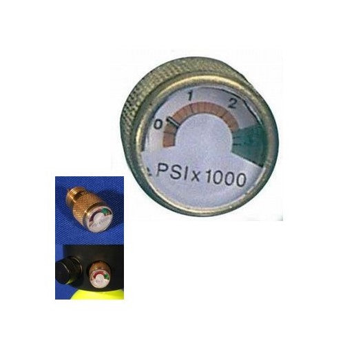 Spare Air Screw In Dial Pressure Gauge