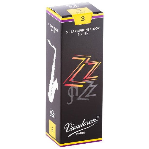 Vandoren SR423 Tenor Sax ZZ Reeds Strength 3; Box of 5