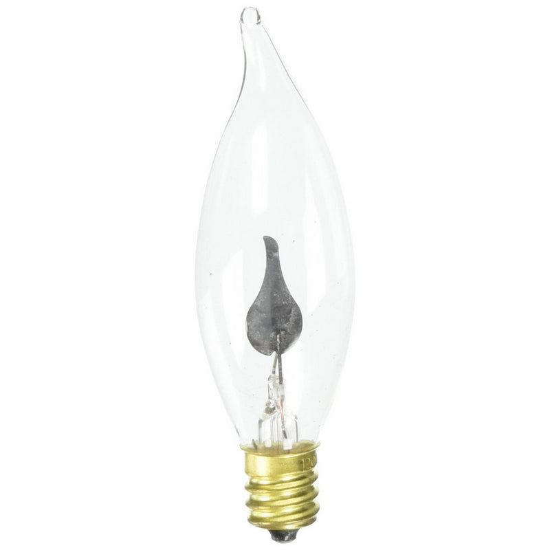 Westinghouse 03656-3CA8/FLK/DECOR - 3 Watt Flicker Flame Light Bulb, Candelabra Base