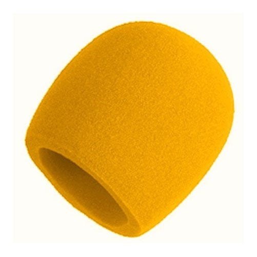 Shure A58WS-YEL Foam Windscreen for All Shure Ball Type Microphones, Yellow