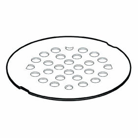 Moen 101663WRMOENF Kingsley 4-1/4-Inch Snap-In Shower Drain Cover, Wrought Iron