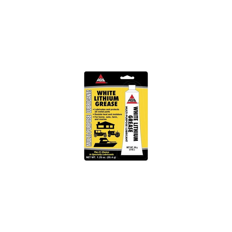 AGS WL-1H WHT Lithium Grease, 1.25 oz.