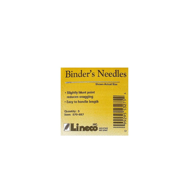 Lineco Book Binding Stainless Steel Needles, Package of 5 (870-887)
