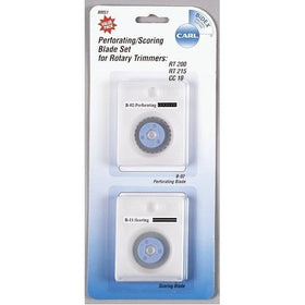 CARL 15051 Bidex perforating/scoring blade set for personal/professional rotary trimmers