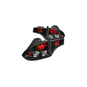 Spec-D Tuning LT-CV064JM-TM Honda Civic 4Dr Sedan Dx Ex Lx Altezza Black Tail Trunk Lights 4pc