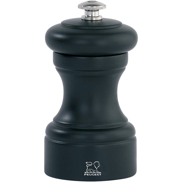 Peugeot 24208 Bistro 4 Inch Salt Mill, Black Matte