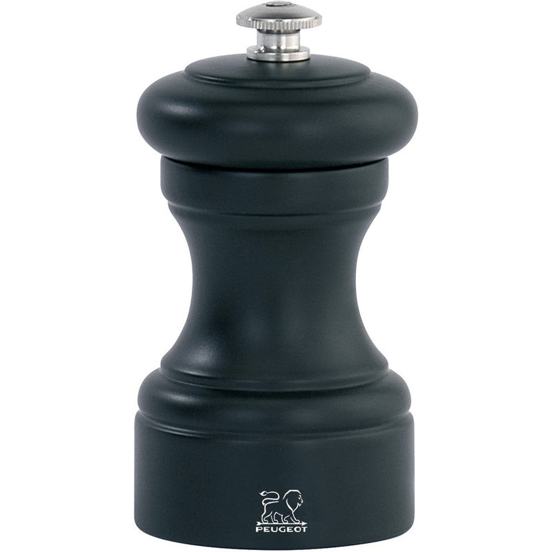 Peugeot 24208 Bistro 4 Inch Salt Mill, Black Matte