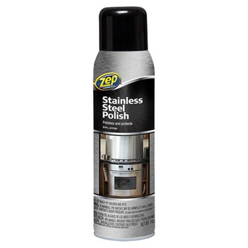 Zep Commercial Stainless Steel Polish, 14-Ounce