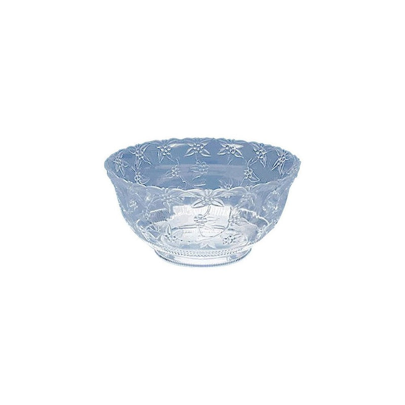Crystalware Maryland Plastics Small Punch Bowl, 8 quart, Clear