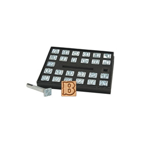 Tandy Leather Craftool 1/2" (13 mm) Standard Alphabet Set 8130-00